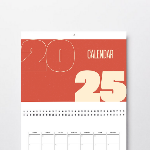 Modern 2025 Calendar - QuickCrafted