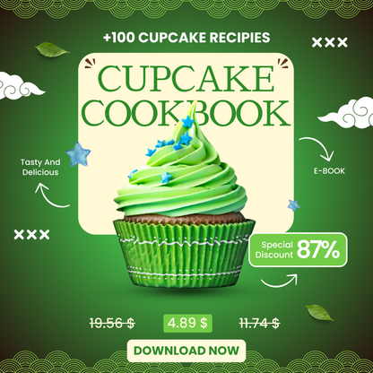 CUPCAKE COOKBOOK BUNDLE  +100 RECIPIES