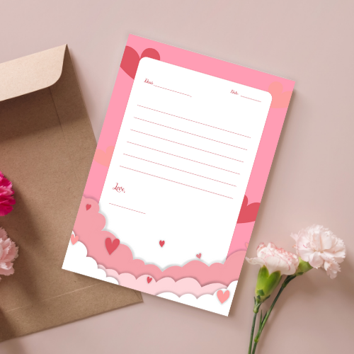 Valentine's day pack (stickers-letters-cards)